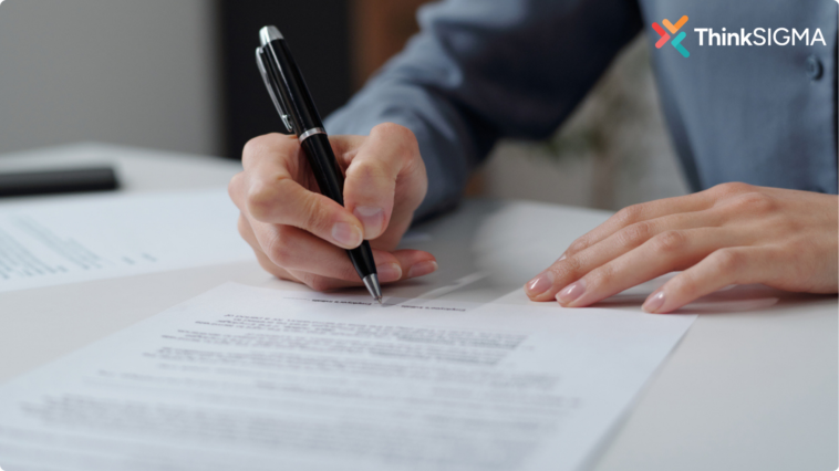 A professional looking out for Procurement Contract Risks in their contract